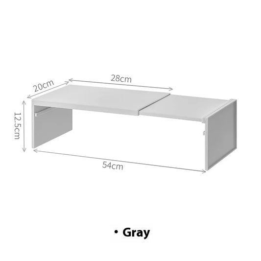 Scalable Kitchen Storage Rack With Layered Dishes And Bowls
