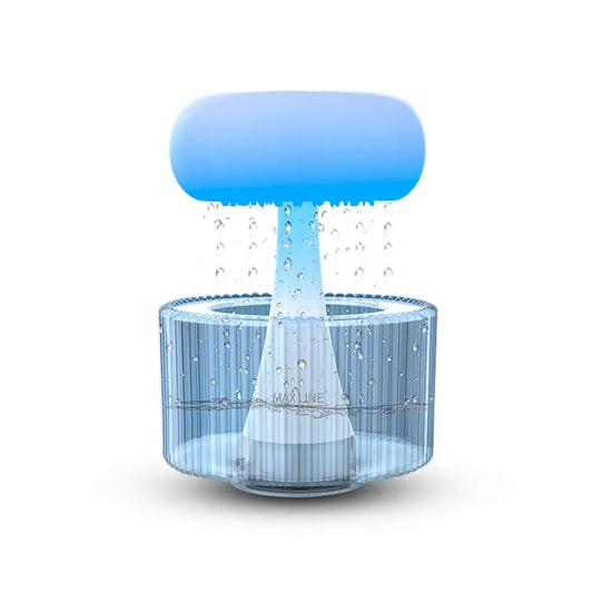 Jellyfish Raindrop Humidifier with Seven Color Light