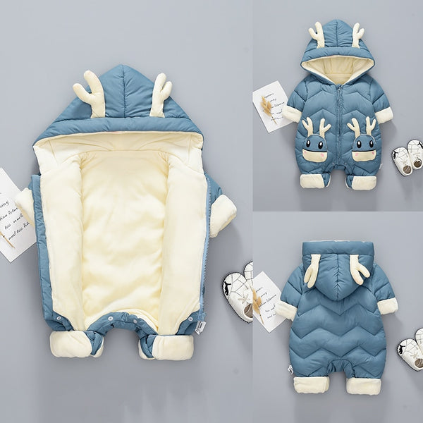 Baby Winter Snowsuit Boys Jumpsuit