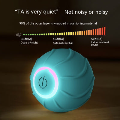 Smart Interactive Rolling Ball for Cats