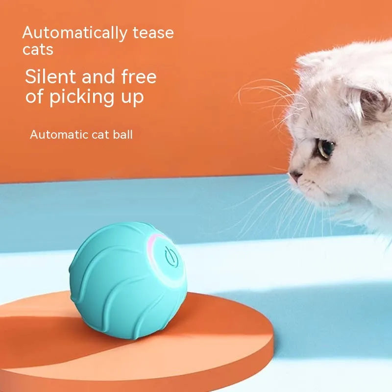 Smart Interactive Rolling Ball for Cats