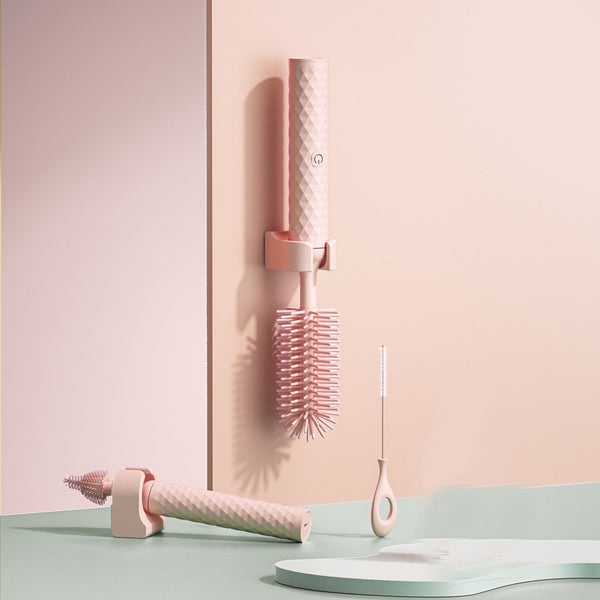 Electric bottle brush silicone cleaning