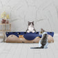 Collapsible Cat Tunnel with Felt Pom and Nest