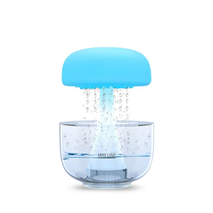 Jellyfish Raindrop Humidifier with Seven Color Light