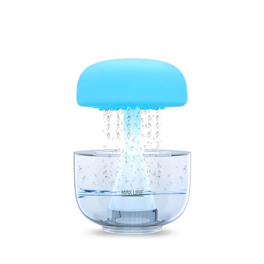 Jellyfish Raindrop Humidifier with Seven Color Light